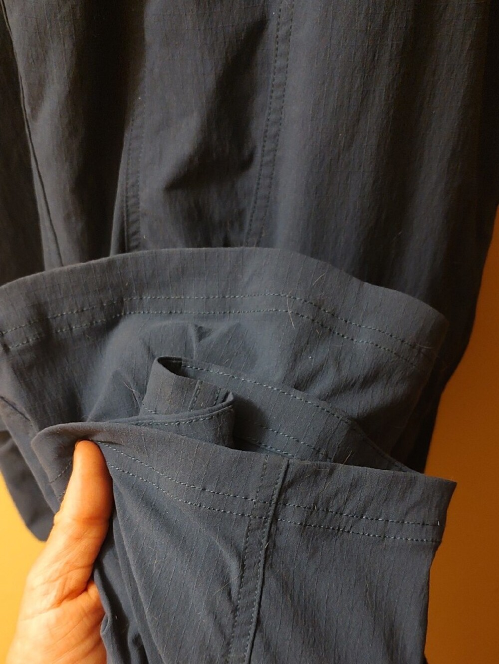 Duluth Trading Co Teal L x 35 Heirloom Gardening Bib Overalls - Picture 9 of 10
